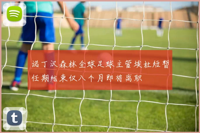 诺丁汉森林全球足球主管埃杜短暂任期结束仅八个月即将离职
